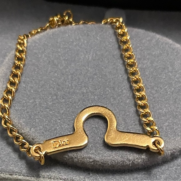 Vintage Dior Goldtone Tie Chain - Picture 1 of 3
